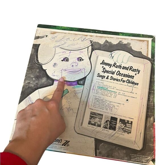JIMMIE RUTH & RUSTY SPECIAL OCCASIONS CHILDRENS SONGS & STORIES LP 12” VINYL - Picture 5 of 7